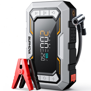 Démarreur de Voiture Portable avec Batterie Externe et Compresseur d'Air Intégré pour Gonflage Rapide des Pneus - Product Image 1