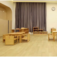 Meubles pour enfants de la maternelle, table et chaise pliantes pour enfants, table et chaise en bois pour l'école