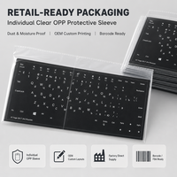 Autocollants de lettres pour clavier d'ordinateur portable, étiquettes de remplacement de touches, fond noir, impression blanche, pour modification de disposition, vente en gros