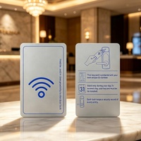 Maßgefertigte Wasserdichte Plastik-PVC Kontaktlose Smart-Chip EV3 2K 4K 8K Bytes RFID Visitenkarte Hotelschlüsselkarte Zugangskontrolle