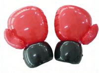 Gants de boxe gonflables en PVC personnalisés pour l'extérieur, entraînement de fitness pour adultes et enfants, accessoire d'entraînement