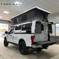 Carcasa de Aluminio Deslizable, Portátil, Ligera e Impermeable para Camioneta, Ideal para Campamentos 4x4 y Viajes Todoterreno