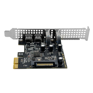 Carte d'extension PCIE vers USB 3.2 Gen1 <span class=keywords><strong>5</strong></span> Gbps, carte PCI Express 1x <span class=keywords><strong>4X</strong></span> <span class=keywords><strong>8X</strong></span> 16X, adaptateur d'extension 2 USB 2 Type C pour convertisseur d'ordinateur - Product Image 4