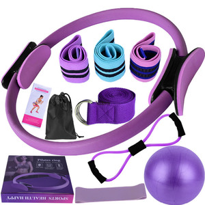 Kit de Ejercicio Físico Portátil de 11 Piezas <span class=keywords><strong>para</strong></span> el Hogar, Nuevo Equipo de <span class=keywords><strong>Yoga</strong></span> y Pilates con Anillo y Bolsa <span class=keywords><strong>para</strong></span> <span class=keywords><strong>Principiantes</strong></span> - Product Image 3