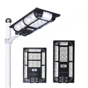 IP65กลางแจ้ง ABS แบบบูรณาการ300W 400W ไฟ LED ไฟถนนพลังงานแสงอาทิตย์สำหรับสวนทุกดวงมีรีโมตควบคุมด้วย Fcc/CE 3ปี - Product Image 1