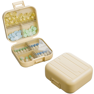 Nuevo Estuche Portátil de Plástico para Pastillas, Organizador de Medicamentos de Viaje, Caja Divisora de Medicamentos - Product Image 1