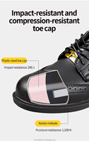 Chaussures de sécurité Safety Jogger MANAGER S3 810700, style exécutif, embout composite, anti-perforation, antistatiques, noires