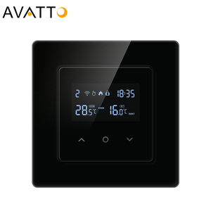 Termostato <span class=keywords><strong>Wifi</strong></span> inteligente Avatto WT200 Tuya con controlador de temperatura de pantalla Lcd para calefacción por suelo radiante en el hogar - Product Image 1