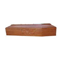 Ataúd de madera de Paulownia personalizado de estilo europeo, patrón tallado general personalizado, adornos de metal, ataúdes interiores y ataúdes