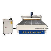 Machine de découpe CNC ATC 2040 avec table à vide Syntec 2x4m, moteur servo 9kw, broche puissante pour la découpe de tôles d'aluminium, Dibond et Alucore