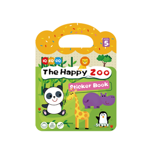 Livres d'autocollants réutilisables pour enfants, activités de voyage pour tout-petits avec des thèmes Ferme, Ville, Dinosaures, Happy Zoo, Chantier, Animaux marins - Product Image 3