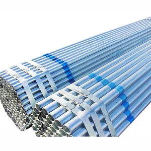 Hot DIP Galvanized Round Steel Pipe Galvanized Tube For Construction High Quality Pre Galvanized Pipes Q235 Round Steel