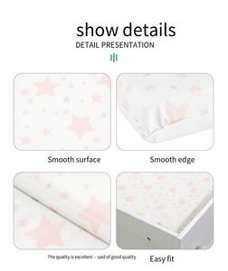 Nuovi prodotti per bambini impermeabile <span class=keywords><strong>fasciatoio</strong></span> multicolore lavabile e traspirante tavolo per pannolini per bambini facile da pulire - Product Image 4