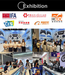 Volante da Corsa Ergonomico C-STAR Plug & Play con Sensibilità Regolabile, Motore a Vibrazione e Pulsanti Programmabili, Cablato per PC - Product Image 3