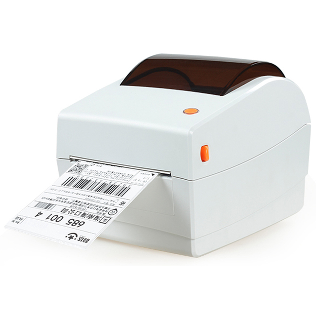 Factory Price 4Inch120mm Shipping Label Thermal Printer High Speed Bt/USB Interface With Big Paper Bin for Logistic TP403