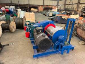 Winch & <span class=keywords><strong>Hoist</strong></span> Listrik JK10T Kecepatan Tinggi <span class=keywords><strong>10</strong></span> <span class=keywords><strong>Ton</strong></span> dengan Kawat Baja & Rem Ganda untuk Penggunaan Kapal - Product Image 3