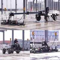 VANSE YZS2-4 Vibrateurs hydrauliques à 4 roues pour béton, niveleur laser, machine à mortier, équipement de pavage en béton