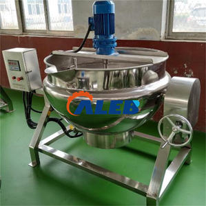 Bouilloires revêtues de vapeur Offre Spéciale Bouilloires revêtues chauffantes électriques à gaz avec mélangeur pour ustensiles de cuisine automatiques commerciaux - Product Image 6