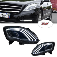 Ensemble de phares LED DLW pour Mercedes Benz Classe R W251 2010 2017 Style Maybach DRL Phare avant