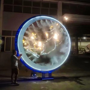 SENZHAO Lumière LED décorative classique imperméable, motif Lune et Arbre, pour centres commerciaux, parcs, rues et hôtels - Product Image 4