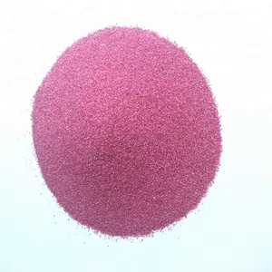 Pembe sigortalı alumina korindon kum pembe fusd alumina oksit F24 F36 F40 F46