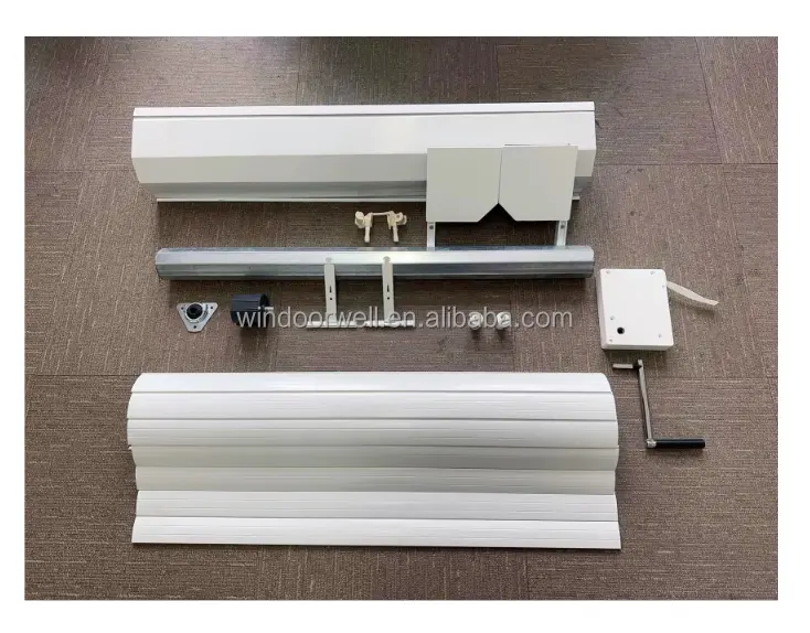 Aluminum Roller Shutter top cover manual roller shutter winch box roll up shutter