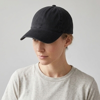 Gorra de 5 Paneles de Algodón Lavado, Ajustable, con Visera Curva, Estilo Casual y Deportivo