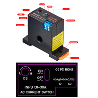 Interrupteur de détection de courant alternatif M3050 M3056 M3060 M3066, interrupteur de détection autoalimenté, alimentation par relais à induction