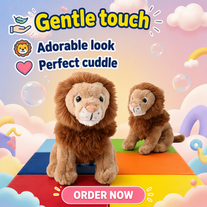 Muñeco de Peluche de Cordero Súper Suave, Animal del Bosque en Posición de Sentado, Relleno de Algodón PP, Regalo para Bebés, Marioneta de Trapo Personalizable para Bodas - Product Image 6