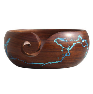 Elegante Tazón de Madera Hecho a Mano para Hilos, Diseño Personalizado para Proyectos de Tejido, Organización del Hogar, Ecológico - Product Image 2