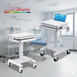Mobile Medical Workstation <b>with</b> Lockable <b>Wheels</b> - Product Image 2