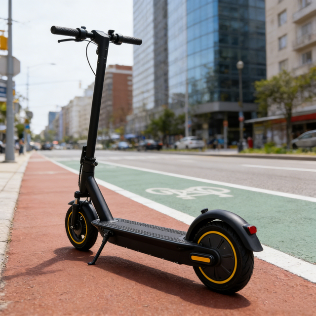 Customizable 500W 36V Foldable Electric Scooter 150kg Load 35km/h 10 Inch Tire Front Drum Brake Rear Eabs Adult E Scooter
