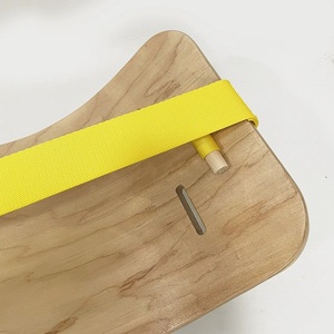 Planche d'équilibre en bois, planche à bascule, entraîneur sportif, Slackline, équipement d'entraînement, salle de sport à domicile, entraînement de yoga, agilité, Pilates, renforcement du tronc - Product Image 4