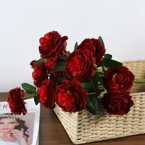 Real touch flowers fiori di rosa artificiali per la decorazione matrimonio fiori artificiali matrimonio