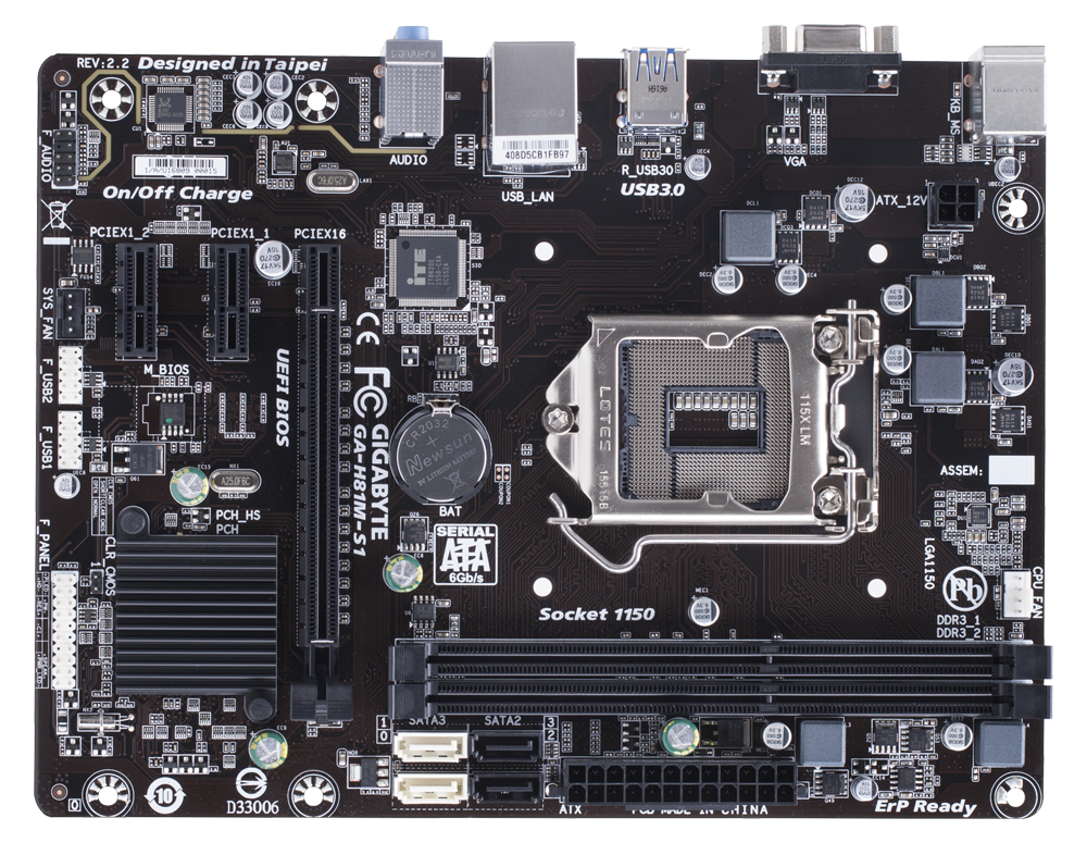 Gigabyte Best Socket 1150 Motherboard Gigabyte GA-H110M-S2 Micro