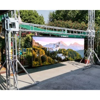 RAYBO Outdoor HD LED Video Wall Rental P3.91 P4.81 DJ Stage Background Panel Led para medios de publicidad y visualización