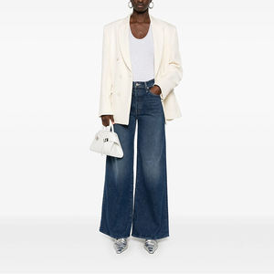 Jeans da <span class=keywords><strong>Donna</strong></span> Personalizzati Lavaggio Classico a Gamba Dritta e Larga Vestibilità Comoda Vita Bassa Traspiranti Casual Streetwear <span class=keywords><strong>Pantaloni</strong></span> in Denim - Product Image 1