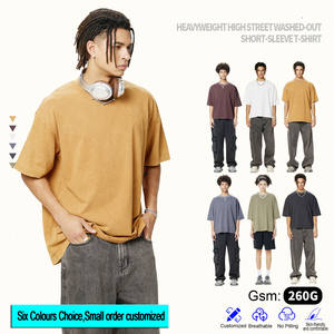 LPMX品牌厂家直销价100%纯棉260克透气防缩环保速干正装黑白灰 - Product Image 2