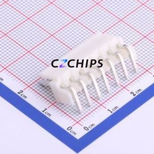 HX39601-7WAH Wire-to-Board Pin Header Bent Lead Through Hole,P=3.96mm Connector 1x7P 3.96mm Right Angle Insert VH - Product Image 2