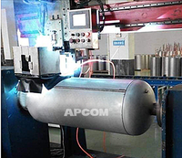 Compresseur d'air à piston monophasé APCOM à faible bruit, 3 CV, entraînement par courroie, 2,2 kW
