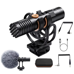 <span class=keywords><strong>Comica</strong></span> VM10 Pro vidéo fusil de chasse Microphone pour Smartphones DSLR avec Deadcat Shock Mount Gain Control Microphone Caméra en un - Product Image 1