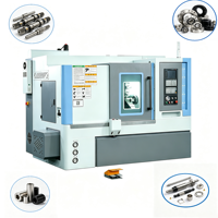 Tour CNC à banc incliné YH5245 avec tourelle servo intégrée, barre max. 52 mm, GSK pour l'usinage de tiges et disques de taille moyenne à grande