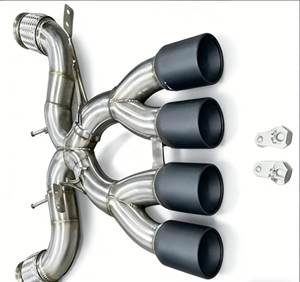 Tubo de Escape de Acero Inoxidable de Alta Calidad para <span class=keywords><strong>McLaren</strong></span> <span class=keywords><strong>720S</strong></span> 720, Sistema de Escape Trasero Mejorado 765 con Silenciador de Cuatro Salidas - Product Image 1