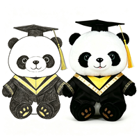 Peluche Panda Personnalisée pour la Remise des Diplômes, Jouet en Peluche Animal Panda Pas Cher, Vente en Gros de Peluches Panda pour la Remise des Diplômes
