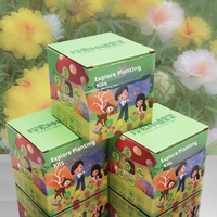 Kinder-DIY-Erforschungs-Pflanzspielzeug Grünpflanzen-Wachstumsbeobachtung Kleine Topfpflanzen Kindergarten-Blumensamen-Set Großhandel