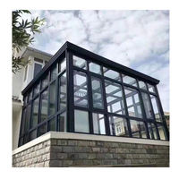 Offre Spéciale : Véranda toutes saisons à toit coulissant rétractable automatique, structure renforcée pour jardin, patio et cour résidentielle