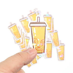 Vograce tùy chỉnh chết cắt trong suốt Vinyl Sticker tùy chỉnh kích thước trang trí nhà sử dụng rõ ràng Vinyl Sticker tấm - Product Image 3