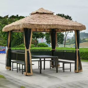 Nhân tạo tổng hợp thatch mái gazebo hệ thống có thể thu vào mái hiên sân thượng tán mái hiên - Product Image 4