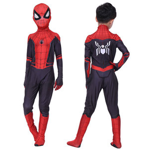 Disfraz de Spider-Man para Niños, Ajustado, Rojo y Negro, Traje de Cosplay de 8 a 13 Años, para Fiestas y Juegos de Rol, Fibra Modal de Poliéster - Product Image 3