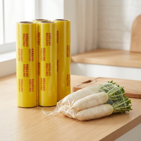 Film alimentaire en PVC hautement transparent, film étirable pour la conservation des aliments, largeur 40 cm, film plastique pour la cuisine, l'emballage des restaurants